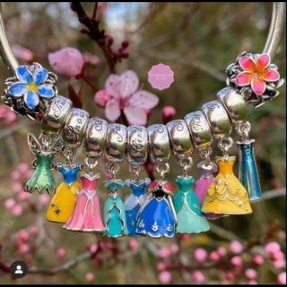 Princess pandora dress charms - Picture 1 of 3